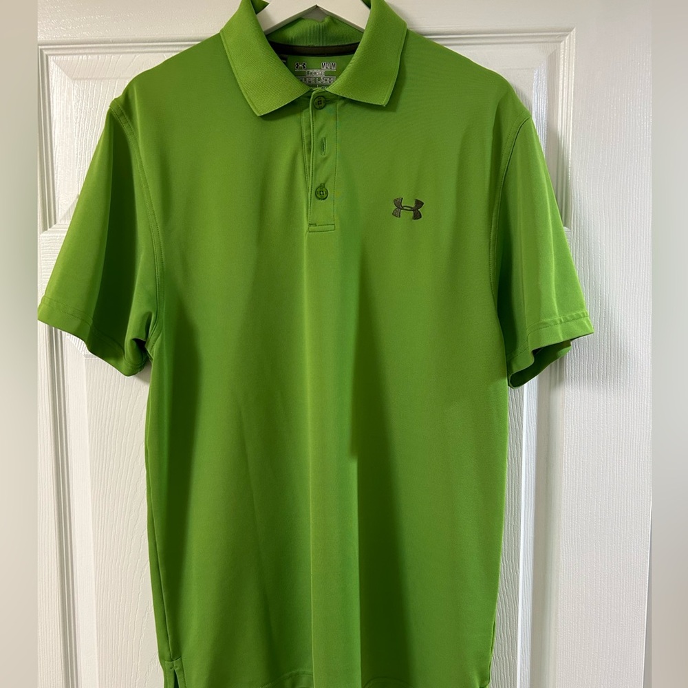 Under Armour Green Performance Polo Shirt